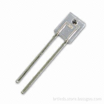 Infrared Emitter with Low Cost, Plastic Side Looking Package, and Water Clear Lens Appearance